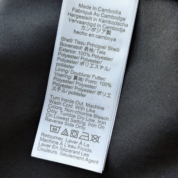 NWT J. CREW Pleated Flock-Dot Puff-Sleeve Dress SZ 8 - Picture 14 of 15